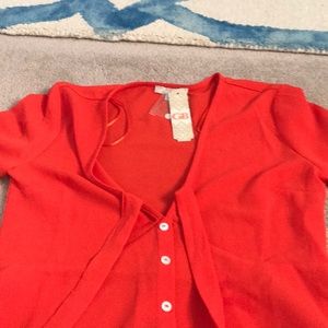 Giani Bernini XS Orange Top. New with tags.